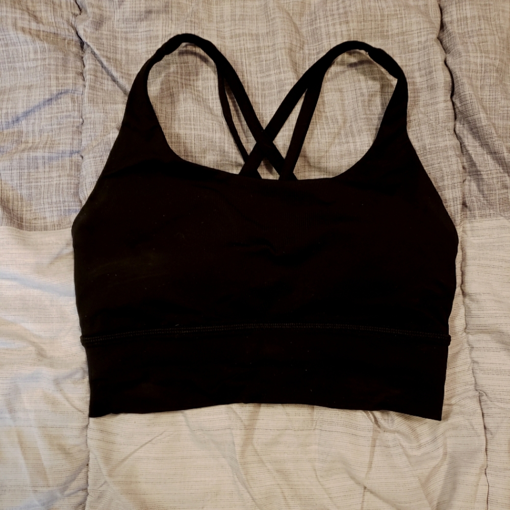 Lululemon Black Energy Bra (Longline)